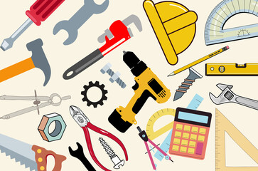 set of tools repairs