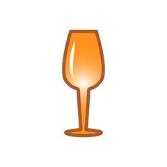 wine glass, icon, color, design,flat, style,trendy collection,template