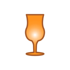 wine glass, icon, color, design,flat, style,trendy collection,template