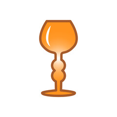 wine glass, icon, color, design,flat, style,trendy collection,template