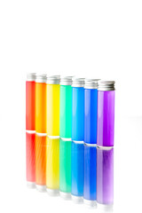 七色のボトル　虹のイメージ