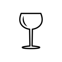 wine glass, icon, line, design,flat, style,trendy collection,template