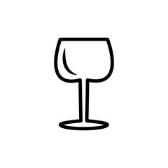 wine glass, icon, line, design,flat, style,trendy collection,template