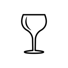 wine glass, icon, line, design,flat, style,trendy collection,template