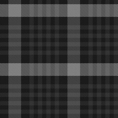 Monochrome Minimal Plaid textured Seamless Pattern