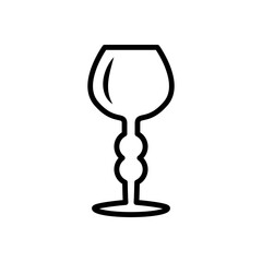 wine glass, icon, line, design,flat, style,trendy collection,template