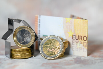 Immobilier maison logement habitation construction energie euro argent prix credit hypothecaire