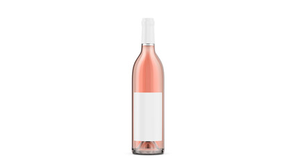 Wine Bottle - Transparent bottle for rosé wine