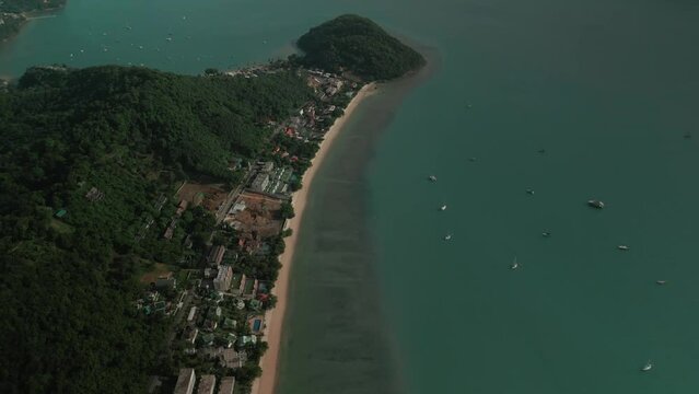 Aerial view Tropical island phuket 