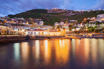 Camara de Lobos Village at Dusk