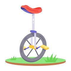 Unicycle Bike  © Vectors Market