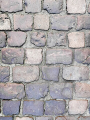 Traditional street stone pavement texture