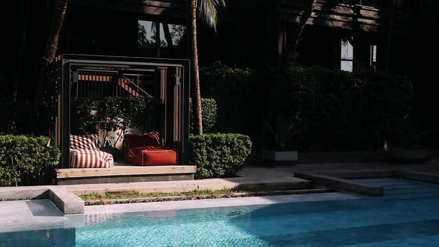 place to relax by pool,hotel and condo