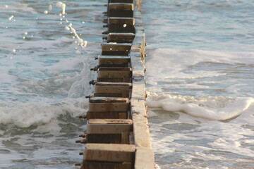 barrier in the sea