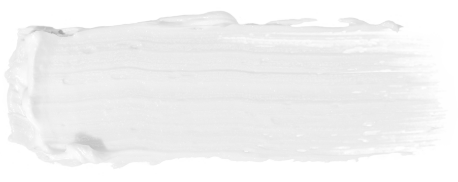 White cream smear stroke