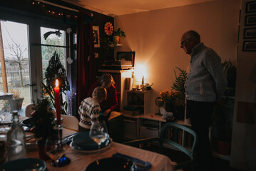 A family gathering on Christmas