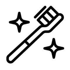 clean toothbrush icon