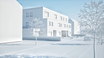 B&acirc;timent isom&eacute;trique 3D