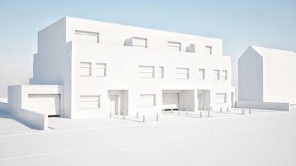 B&acirc;timent isom&eacute;trique 3D