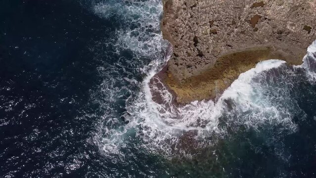 Ocean waves from the top