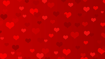 valentine background red with hearts love