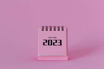 Desktop calendar for the new year 2023.Desktop calendar for the new year 2023.