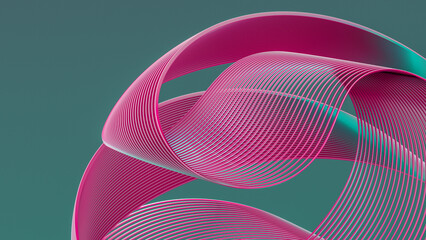 Parametric futuristic shape.