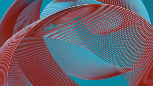 Parametric conceptual abstract composition.