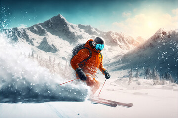 Naklejka na ściany i meble The Ultimate Ski Vacation Guide