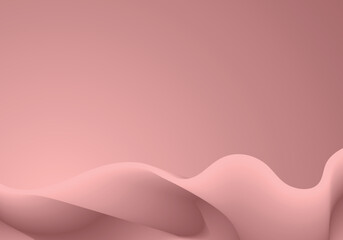 Abstract soft color fluid wave. Duotone geometric compositions with gradient 3d flow shape. Innovation mode vector