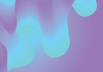 Abstract soft color fluid wave. Duotone geometric compositions with gradient 3d flow shape. Innovation mode vector