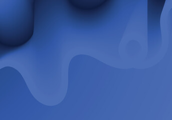 Blue fluid wave. Duotone geometric compositions with gradient 3d flow shape. Innovation mode vector