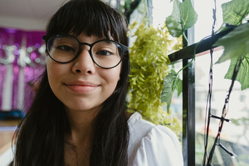 portrait of a beautiful young girl