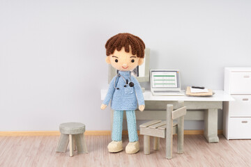 Fototapeta premium あみぐるみ人形 医療