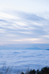 富士山と日本の雲海