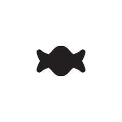 Candy icon. Simple style sweet company big sale poster background symbol. brand logo design element. Candy t-shirt printing. Vector for sticker.