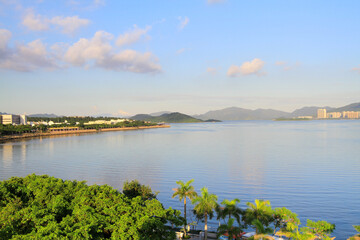 tolo harbour Landscape in Hong Kong, Tai Po