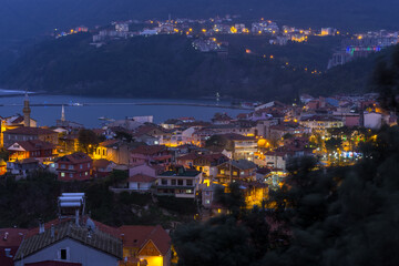 Obraz premium night view of the city