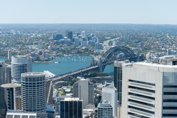 Cityscape of Sydney. Drone Point of View. Australia