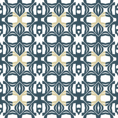 Abstract geometric pattern. A seamless background, vintage texture.
