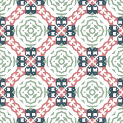 Abstract geometric pattern. A seamless background, vintage texture.