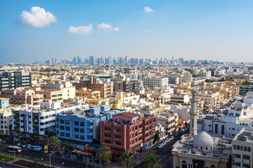 Quartier de Deira, vieux Dubaï. - 560731135