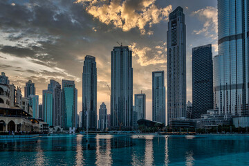 Quartier du Burj Khalifa, Dubaï. - 560731199
