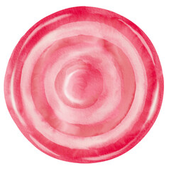 Isolated Png Watercolor Candy.