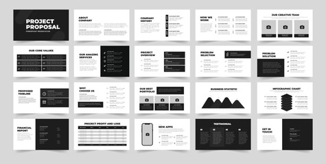Project Proposal powerpoint, Proposal PowerPoint and Keynote Presentation Template