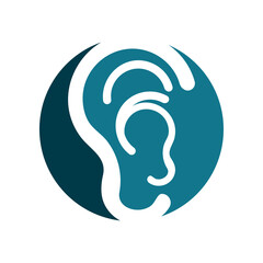 Hearing logo template