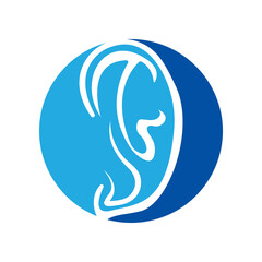 Fototapeta na wymiar Hearing logo template