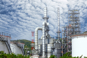 Fototapeta premium Oil and gas industry,refinery,petrochemical plant.