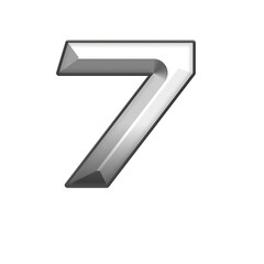 Number 7 Silver