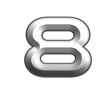 Number 8 Silver